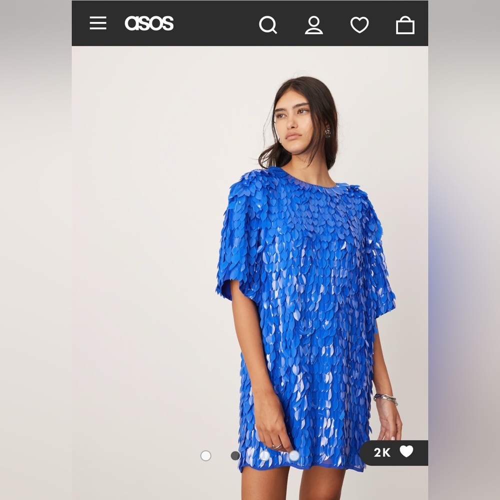 ASOS Sequin Tshirt Dress